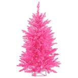 Vickerman Hot Pink Series Unique Artificial Christmas Tree