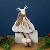 Northlight Sitting Reindeer Girl with Dangling Legs Christmas Figure - 18" - 2 of 4