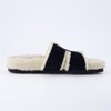 CUSHIONAIRE Cuddle Fur Slippers for Women Faux Shearling Slide Sandal +Memory Foam, Wide Widths Available - 4 of 4