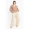 CITY CHIC | Women's Plus Size  Lilian Sparkle Top - soft blush - 24W - 2 of 4