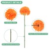 Unique Bargains Artificial Chrysanthemum Ball Flowers Real Touch 11 Inch 12 Pcs - 2 of 4