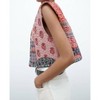 Women's Print Quilted Vest - Pink Ripple M - 3 of 4
