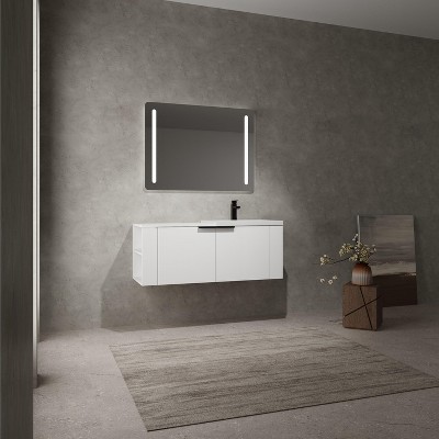 NicBex Bathroom Vanity with Sink ,Bathroom Sink Vanity with Storage Cabinets,24/30/48 inch Bathroom Sink Cabinet for Bathroom,Brown/White