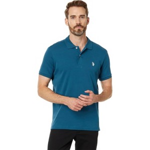 U.S. Polo Assn. Men's Slim Fit Interlock Polo Shirt - 1 of 3