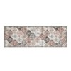 GAOMON Vintage Area Rugs for Living Room Bedroom Moroccan Trellis Rug Floral Distressed Accent Rug - 3 of 4