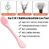 2 pack Facial Cleansing Brush, 2 in 1 Silicone Face Mask Brush & Face Scrubber, For Exfoliating, Massaging, Remove Blackheads - 2 of 4