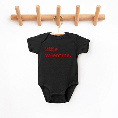 The Juniper Shop Little Valentine Puff Print Baby Bodysuit