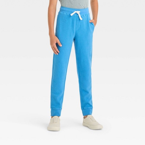 Boys' Solid Jogger Pants - Cat & Jack™ Blue XXL