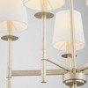 Quorum Lighting Belshaw 5 - Light Chandelier in  Aged Silver Leaf - 2 of 3