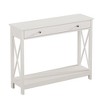Console Table with Drawer and Storage Shelves, Foyer Entryway Sofa Table for Living Room and Hallway - 3 of 4