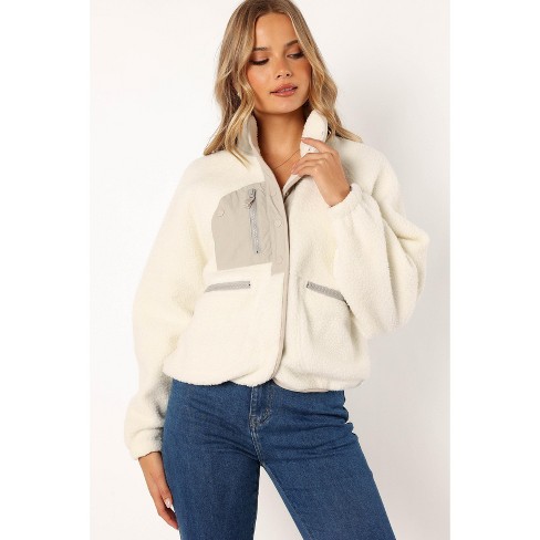Petal And Pup Womens Josephine Zip Front Jacket - Ivory M : Target