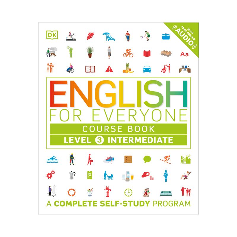 English for Everyone: Level 3: Intermediate, Course Book - (DK English for Everyone) by  DK (Hardcover), 1 of 2