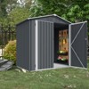 Maggift Deck Boxes,Durable Outdoor Storage Shed, Spacious and Secure, Ideal for Garden Tools and Equipment,Gray,68.1"*24"*3.54" - 2 of 4