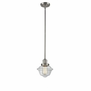 Oxford - 1 Light Stem Hung Mini Pendant In Traditional Style-8 Inches Tall and 7.5 Inches Wide - 1 of 1