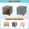 Unique Bargains Polyester Washable Stretch Thick Stool Protective Covers - 4 of 4