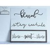TX USA Corporation Farmhouse Wall Decorative Sign with 6 Interchangeable Phrases - 2 of 2