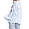 Women's Flower Applique Sweater - ADORA - 4 of 4