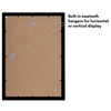 Americanflat 12x18 Black Picture Frame - Composite Wood with Shatter Resistant Glass - 4 of 4