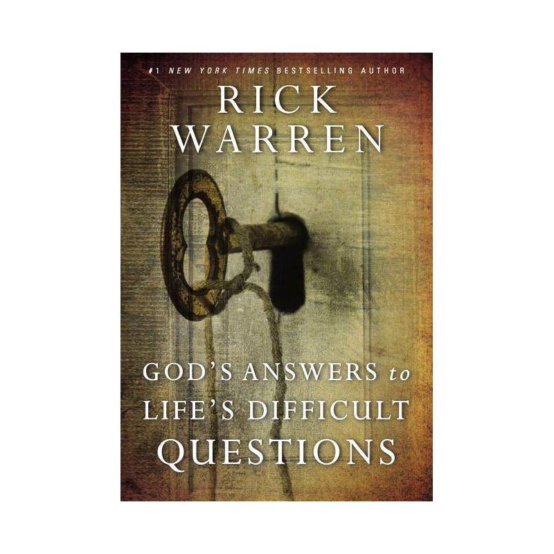 God's Answers to Life's Difficult Questions - (Living with Purpose) by  Rick Warren (Hardcover), 1 of 2