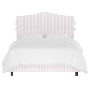Full Slipcover Bed Cabana Stripe Pink - Simply Shabby Chic