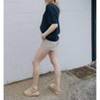 Women's High Rise Utility Cargo Short - JUST BLACK DENIM - 2 of 4