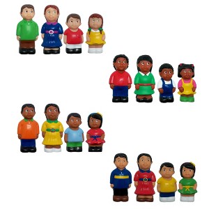 Get Ready Kids Ethnic Family Figures, Set of 16 - 1 of 4