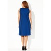 Catherines Women's Plus Size Fit & Flare Sleeveless Dress - 3 of 4