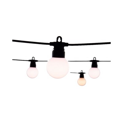 PURPLE LEAF String Lights 48ft  Outdoor String Lights Waterproof RGB Patio String Light for Party Wedding Porch Garden Indoor Gazebo