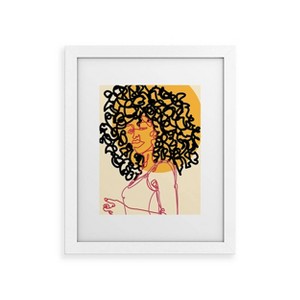 Deny Designs Alilscribble Sun Girl Framed Art Print - 1 of 4