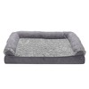  FurHaven Two-Tone Faux Fur & Suede Full Support Sofa Dog Bed - 2 of 3