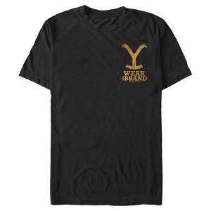 Men's Yellowstone Wear The Brand Pocket Logo T-Shirt - 1 of 4