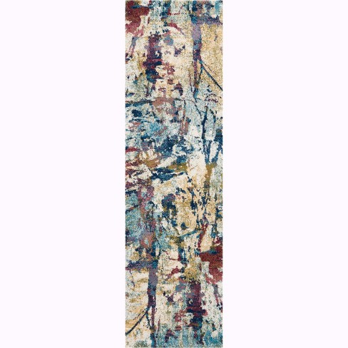 Nourison Fusion Abstract Brush Indoor Rug - image 1 of 4