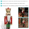 Sunnydaze Indoor/Outdoor Porch or Living Room Polyresin Matthias the Nutcracker Prince Christmas Holiday Decoration - 37" - 2 of 4