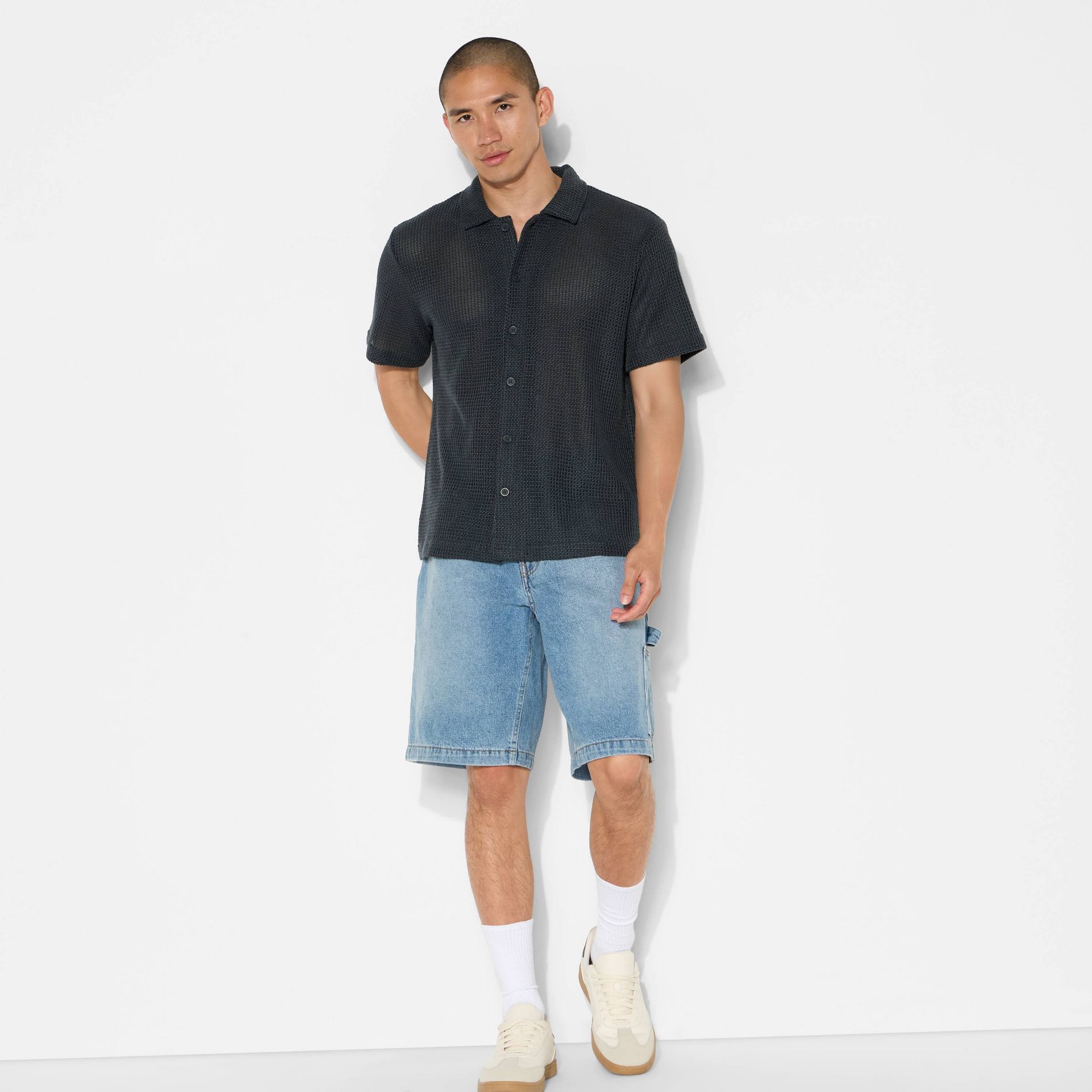 Men's Short Sleeve Knit Polo Shirt - Original Use™ Hematite