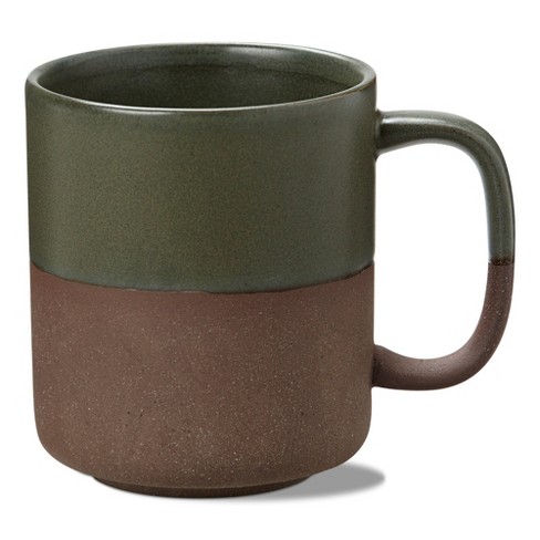 Mr. Coffee Travertine 16 oz. Blue Stoneware Stainless Steel Travel Mug with Lid