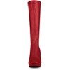 Allegra K Women's Chunky Heel Round Toe Platform Knee High Boots - 2 of 4