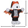 Gemmy Airblown Inflatable Snoopy w/Orange Vampire Print Peanuts, 3 ft Tall, Multicolored - 3 of 4