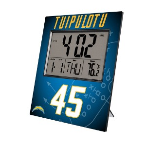 NFL Los Angeles Chargers Players Game Tactic Wall Clock - 1 of 3