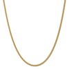 Black Bow Jewelry 2.6mm, 14k Yellow Gold, Hollow Wheat Chain Necklace - 3 of 4