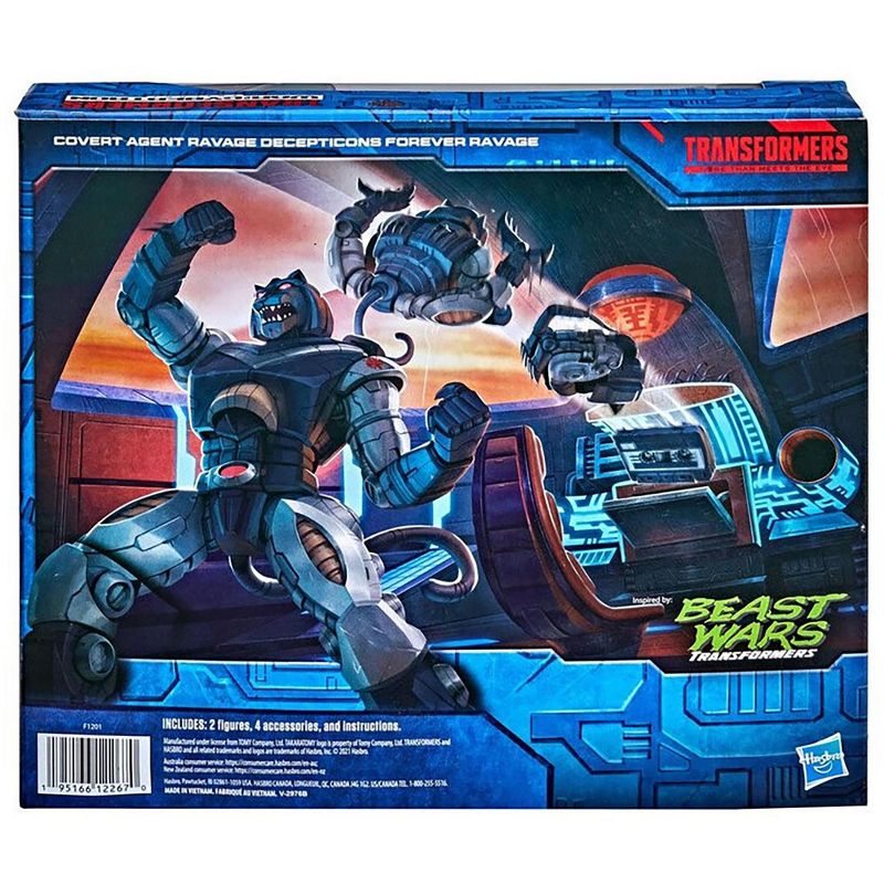 Hasbro Transformers Deluxe Covert Agent Ravage & Micromaster Decepticons Forever Ravage, 2 of 4