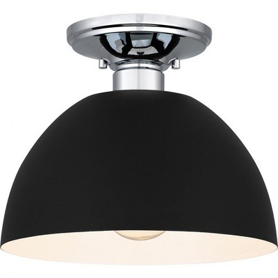 Quoizel Lighting Eason 1 - Light Semi-Flush Mount in  Earth Black