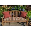 Casual Cushion Solid Sunbrella Fabric 1-Piece Indoor/Outdoor Square Throw Pillow - 2 of 4