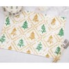 Saro Lifestyle Holiday Placemats With Christmas Trees Design (Set of 4) - 4 of 4