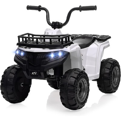 12V Kids ATV 4-Wheeler, Electric Ride-On Toy for Ages 2-5, 1.8 MPH, High/Low Speed, LED Lights, Horn & Music, ASTM Certified