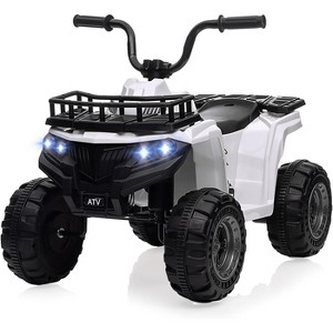 12V Kids ATV 4-Wheeler, Electric Ride-On Toy for Ages 2-5, 1.8 MPH, High/Low Speed, LED Lights, Horn & Music, ASTM Certified - 1 of 4