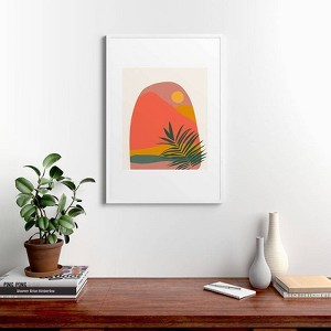 Oris Eddu Tropical Landscape Framed Wall Art - Deny Designs - 1 of 4