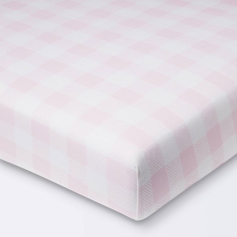 Gingham hot sale crib sheet