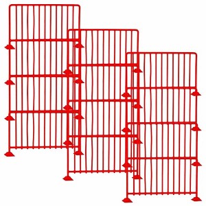 Set of 12 Red Guardrails for WWE & AEW Wrestling Action Figures - 1 of 1