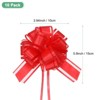Unique Bargains Plastic Durable Glossy Waterproof Ribbon Large Pull Bow 10 Pcs - 3 of 4