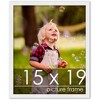 PosterPalooza | Classic Modern White Picture Frame - UV Acrylic, Foam Board Backing, Hanging Hardware - 2 of 4